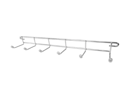 [0000002534452] SUPORTE C/ 06 GANCHOS CROMADO REF 7150