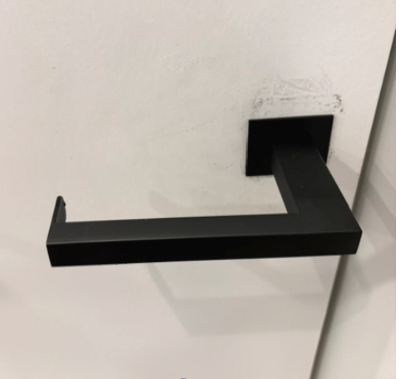 [0000002579902] PAPELEIRA SIMPLES MANNA INOX PRETO