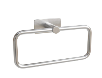 [0000002370034] PORTA-TOALHA DELIA ARGOLA INOX ESCOV ADESIVO