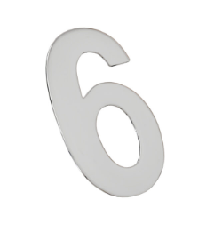 [0000002381816] ALGARISMO "6" INOX ESCOV IL-ALG-50