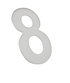 [0000002377101] ALGARISMO "8" INOX POLIDO IL-ALG-50