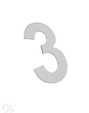 [0000002377153] ALGARISMO "3" INOX POLIDO IL-ALG-100 INX