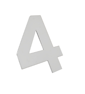 [0000002377161] ALGARISMO "4" INOX POLIDO IL-ALG-100-INX