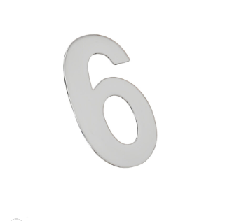 [0000002364547] ALGARISMO "6" INOX POLIDO IL-ALG-100 INX -