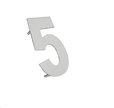 [0000002377385] ALGARISMO "5" INOX POLIDO IL-ALG-200-INX