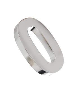[0000002370182] ALGARISMO "0" IL-CAIXA-10 CM INOX POLIDO