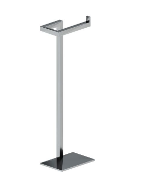 PORTA-PAPEL SIMPLES GRIS INOX POL